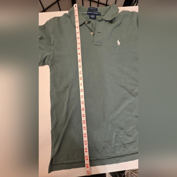 Ralph Lauren Women's Jade Green Classic Fit Polo ~ Size Medium - Picture 9 of 9